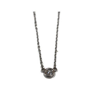 TIFFANY Co By the Yard Silver Diamond Total Necklace